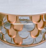 Desain Coffee Table - Meja Marmer Ornamen YMJ-MJMR 04 - Image 2
