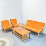 Kursi Sofa Ruang Tamu Jepara Model Vintage Retro Style YMJ SKTM 80