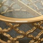 Model Coffee Table Ornamen - Meja Top Tempered Glass YMJ-MJMR 07 - Image 3