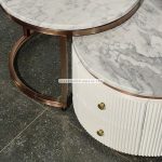 Nesting Coffee Table - Meja Marmer YMJ-MJMR 06 - Image 2