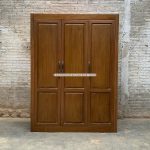 Lemari Pakaian Minimalis Kayu Jati 3 Pintu YMJ-LMP 56