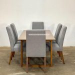 Mebel Set Kursi Makan Minimalis Kayu Jati YMJ-SKM 124 - Image 2