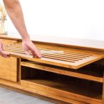 Bufet Meja TV Kayu Jati Model Minimalis YMJ-BFTV 114 - Image 3