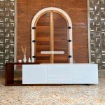 Bufet Meja TV Kayu Jati Model Minimalis YMJ-BFTV 117