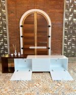 Bufet Meja TV Kayu Jati Model Minimalis YMJ-BFTV 117 - Image 4