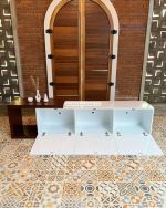 Bufet Meja TV Kayu Jati Model Minimalis YMJ-BFTV 117 - Image 3