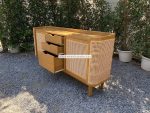 Model Buffet Retro Minimalis Kayu Jati Kombinasi Rotan YMJ-BFT 87 - Image 3
