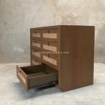 Modern Buffet Laci Minimalis Kayu Jati Kombinasi Rotan YMJ-BFT 92 - Image 2