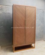 Rak Sepatu Kayu Jati Model Custom Minimalis YMJ-RKSP 14