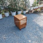 Nakas Kayu Jati Model Minimalis Kombinasi Rotan YMJ-NKS 19 - Image 4