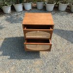 Nakas Kayu Jati Model Minimalis Kombinasi Rotan YMJ-NKS 20 - Image 5