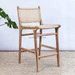 Kursi Bar Stool Kayu Jati Minimalis YMJ KBR 32