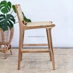 Kursi Bar Stool Kayu Jati Minimalis YMJ KBR 32 - Image 3