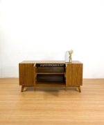 Bufet Meja TV Kayu Jati Model Minimalis YMJ-BFTV 129 - Image 3