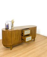 Model Bufet TV Terbaru Kombinasi Kayu x Rotan YMJ-BFTV 128 - Image 4