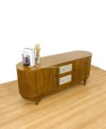 Model Bufet TV Terbaru Kombinasi Kayu x Rotan YMJ-BFTV 128 - Image 2