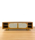 Model Bufet TV Terbaru Kombinasi Kayu x Rotan YMJ-BFTV 132