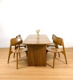 Set Meja Makan Minimalis 4 Kursi Kayu Jati YMJ-SKM 153 - Image 3