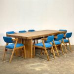 Kursi Meja Makan Minimalis Modern Kayu Trembesi Natural YMJ-SKM 162 - Image 2