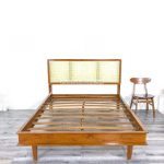 Tempat Tidur Bahan Kayu Jati Kombinasi Rotan YMJ-TTD 92 - Image 2