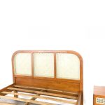 Tempat Tidur Bahan Kayu Jati Kombinasi Rotan YMJ-TTD 93 - Image 3
