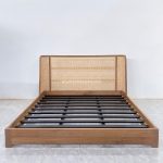 Tempat Tidur Bahan Kayu Jati Kombinasi Rotan YMJ-TTD 95 - Image 3