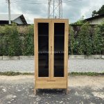 Lemari Hias Minimalis Kayu Jati YMJ-LMH 22