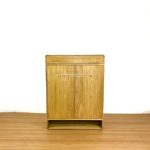 Rak Sepatu Kayu Jati Model Minimalis YMJ-RKSP 16