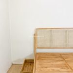 Tempat Tidur Laci-Laci Bahan Kayu Jati Kombinasi Rotan YMJ-TTD 96 - Image 2