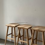 Kursi Bar Stool Kayu Jati Minimalis Modern Style YMJ KBR 56 - Image 3
