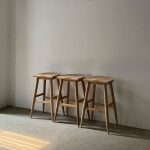 Kursi Bar Stool Kayu Jati Minimalis Modern Style YMJ KBR 56 - Image 2