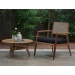 Kursi Santai Jati Kombinasi Rotan YMJ-KS 10