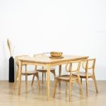 Set Meja Makan Minimalis 4 Kursi Kayu Jati YMJ-SKM 177