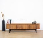 Bufet Meja TV Kayu Jati Model Minimalis Industrial YMJ-BFTV 149