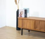 Bufet Meja TV Kayu Jati Model Minimalis Industrial YMJ-BFTV 149 - Image 3