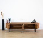 Bufet Meja TV Kayu Jati Model Minimalis Industrial YMJ-BFTV 149 - Image 2