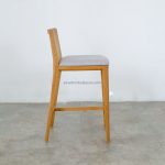 Kursi Bar Kayu Kombinasi Rotan Minimalis YMJ KBR 63 - Image 3