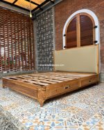 Harga Tempat Tidur Laci Minimalis Kayu Jati YMJ-TTD 106 - Image 4