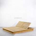 Kursi Kolam Renang Kayu Jati Double YMJ-FTM 02