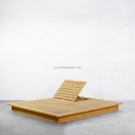 Kursi Kolam Renang Kayu Jati Double YMJ-FTM 02 - Image 2