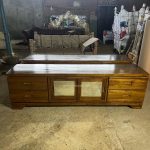 Bufet Meja TV Kayu Jati Model Minimalis YMJ-BFTV 153