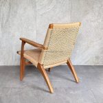 Kursi Santai Jati Kombinasi Rotan YMJ-KS 12 - Image 4