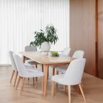 Set Meja Makan Minimalis 6 Kursi Kayu Jati  YMJ-SKM 200