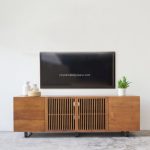Bufet Meja TV Kayu Jati Model Minimalis YMJ-BFTV 159
