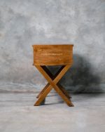 Nakas Kayu Jati Kombinasi Rotan Model Minimalis Modern YMJ-NKS 63 - Image 3