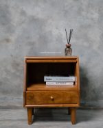 Nakas Kayu Jati Kombinasi Rotan Model Minimalis Modern YMJ-NKS 62 - Image 4