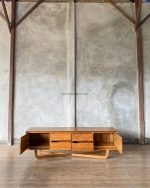 Bufet Meja TV Kayu Jati Model Minimalis YMJ-BFTV 165 - Image 2