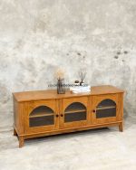 Bufet Meja TV Kayu Jati Model Minimalis YMJ-BFTV 166 - Image 2