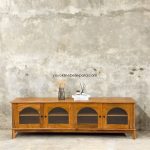 Bufet Meja TV Kayu Jati Model Minimalis YMJ-BFTV 167