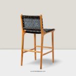 Kursi Bar Kayu Kombinasi Kulit Sintetis YMJ KBR 77 - Image 3